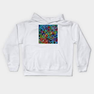 Colorful Stain Glass Design Kids Hoodie